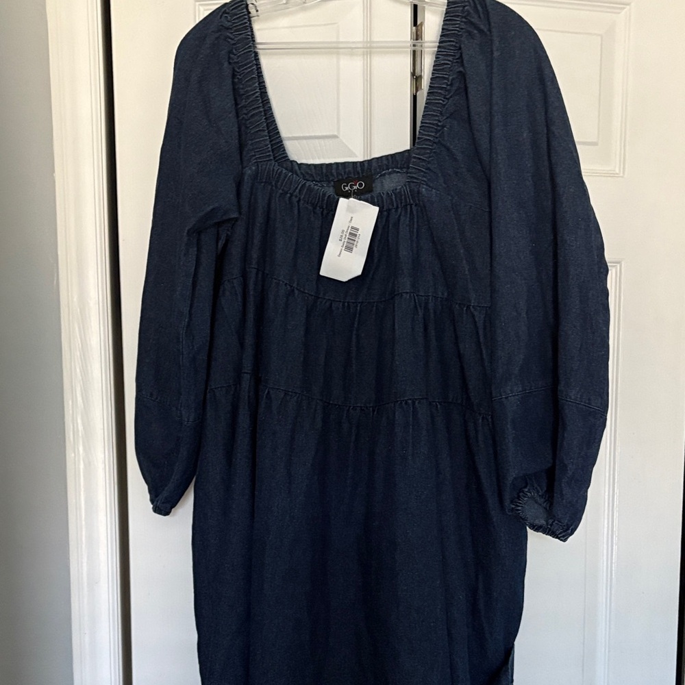 GAP Women's Dark Blue Denim Blouse